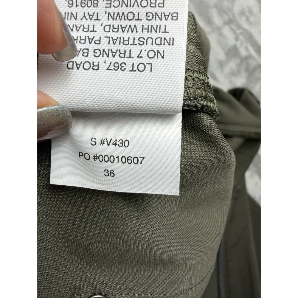 Vuori Meta Pants Men's 36x32 Green Slim Chino 5 Pocket Travel Performance V430